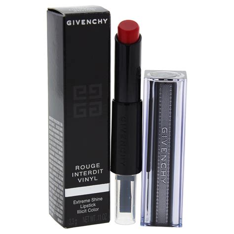 givenchy black ph lipstick|givenchy rouge interdit vinyl lipstick.